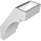 Ekena Millwork 5 1/2-in. W x 8-in. D x 12-in. H Merced Architectural Grade PVC Knee Brace BRCP055X08X12MRC - alternate 5